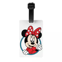 Custom Mickey Mouse Luggage Tag Suitcase Baggage Privacy Cover ID Label