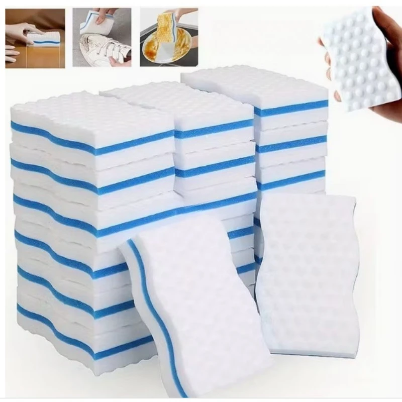 6pcs of Strong Magic Melamine Dishwashing Sponges, Nano Sponge Magic Scrubbers,Kitchenware Cleaning Tools, Suitable for Cleaning