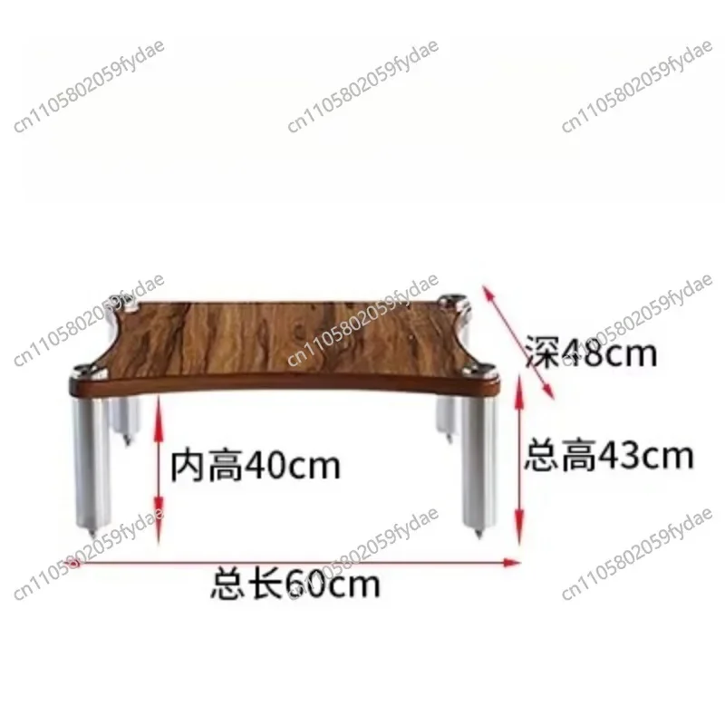 Audio Speaker Amplifier Cabinet DAC Frame Rack Stainless Steel Column Wood​​ Equipment Shock Absorber Tripod Shelf FootA