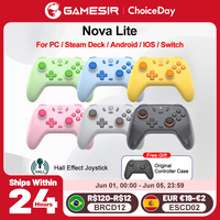 GameSir Nova Lite Gamepads PC Switch Gaming Controller for Nintendo Switch Steam iOS Android with Hall Effect Josticks