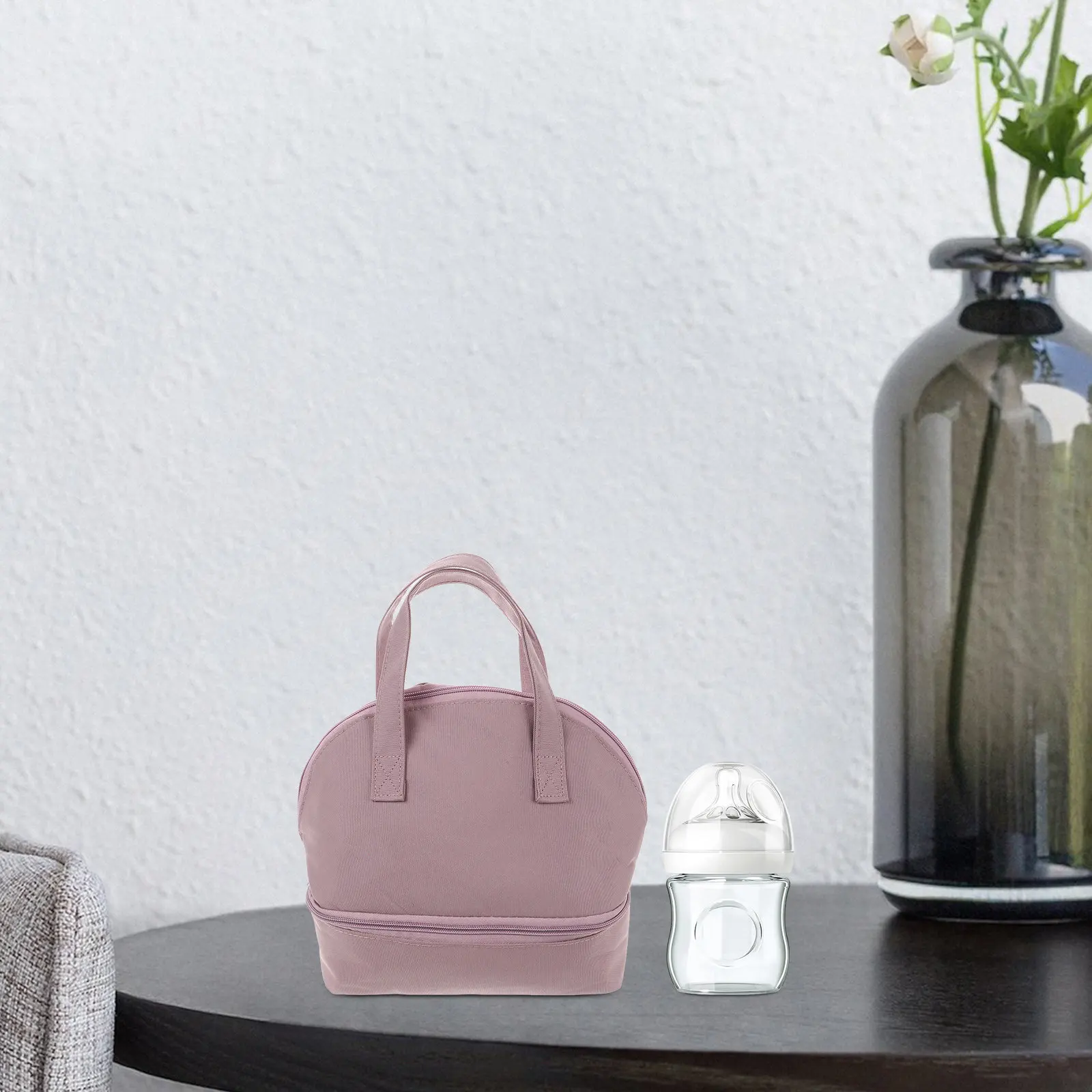 

Термосумка для грудного молока из мягкого комфортного материала, вместительная, портативная, для путешествий, сумка-холодильник для бутылочек с молоком