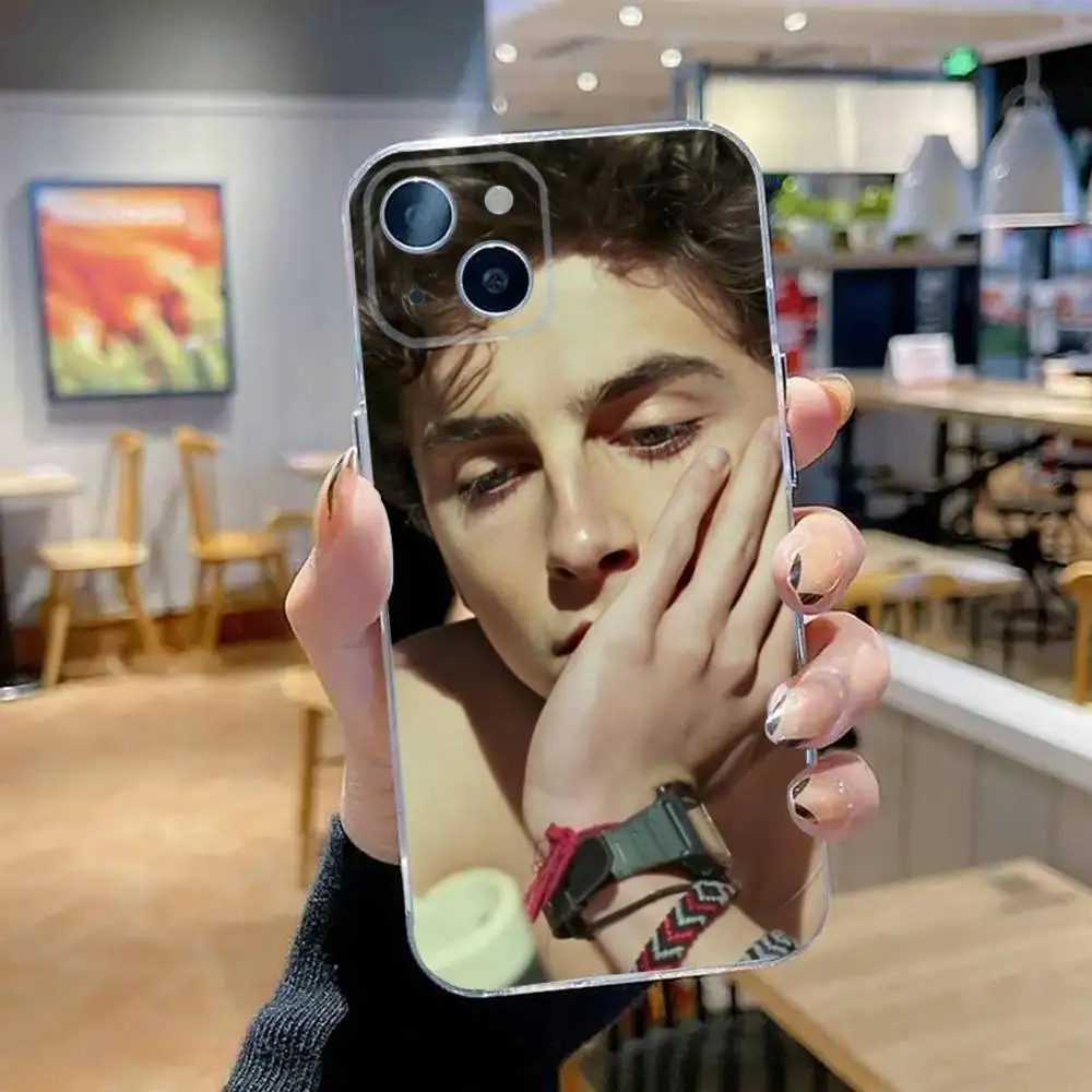 Llámame por su nombre funda de teléfono para iPhone 16,15,14,13,12,11 Pro,Max,Plus,X,XS,XR,SE,Mini silicona transparente suave