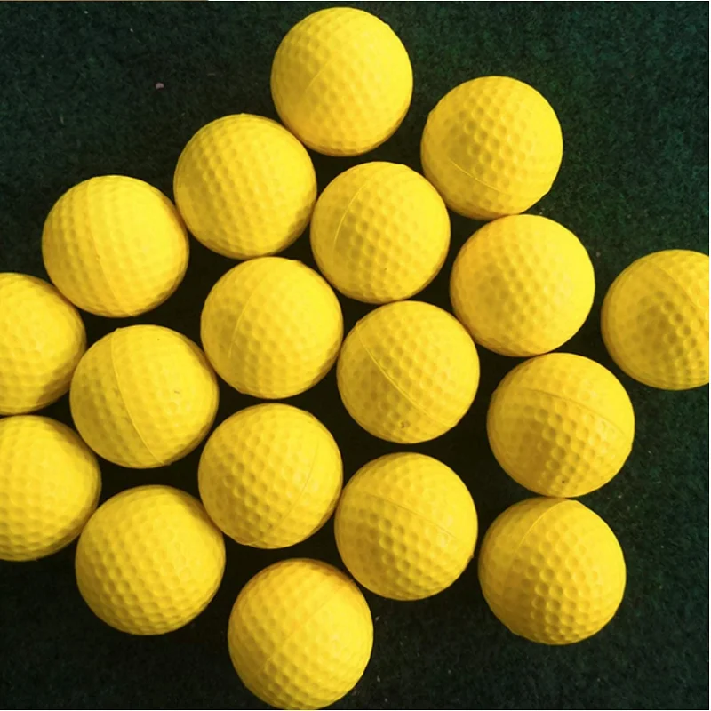 20Pcs Practice Golf Balls Foam Sponge Golf Balls Soft Elastic Golf Balls Training Aid Balls