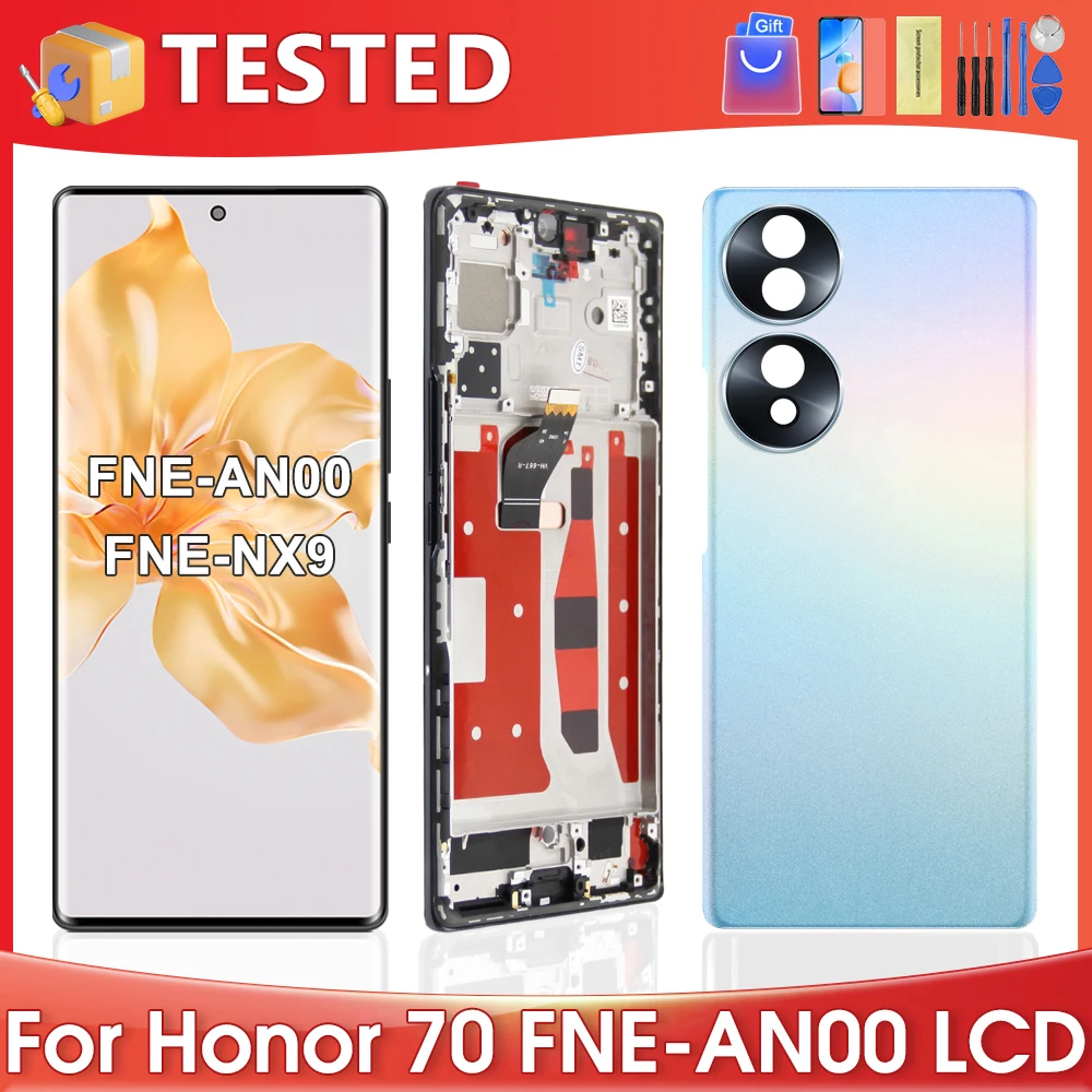 6.67\'\'For HUAWEI Honor 70 For Honor70 FNE-AN00 FNE-NX9 LCD Display Touch Screen Digitizer Assembly Replacement