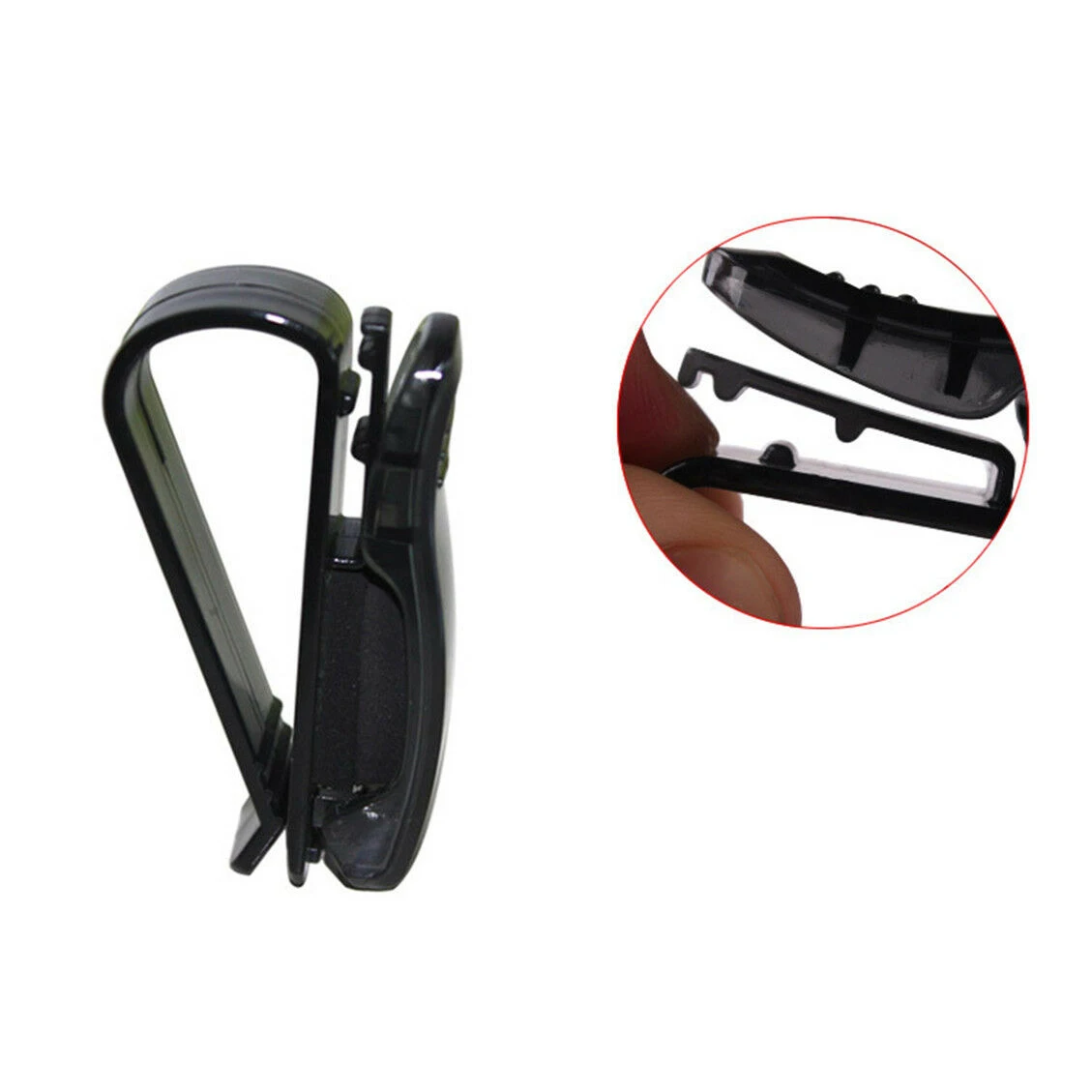 1PCS Glasses Holder for Car Auto Sun Visor Glasses Sunglasses Card Ticket Holder Clip Eyeglasses Mount UniversalJAS