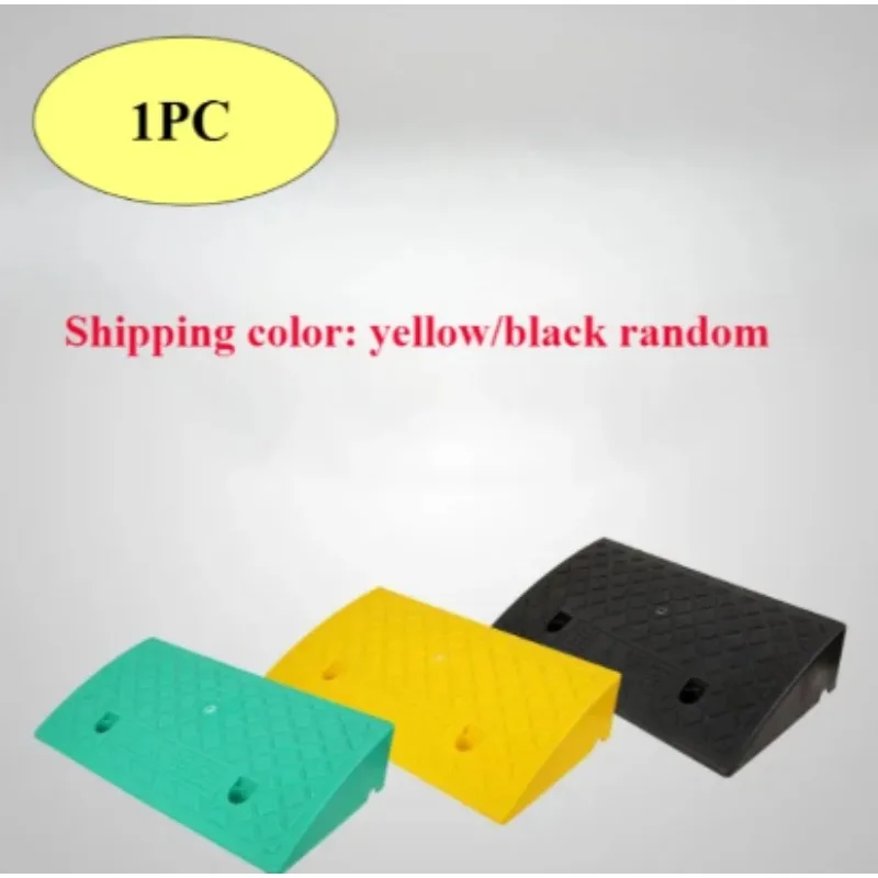 50*22*4cm Plastic PVC Road Slope Ramp Pad Portable Car Step Uphill Triangle Mat Curb Rubber 1PC