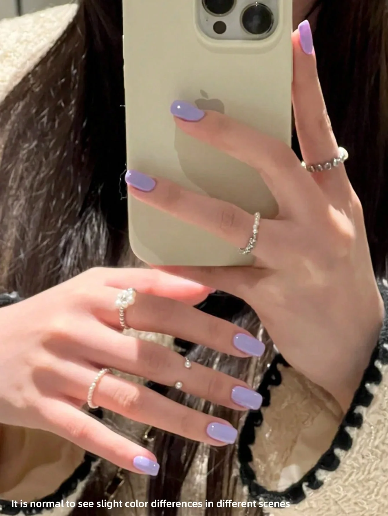 1pc 15ml Cream Purple Gel Nail Polish Starter Pure Soak Off No Wipe Nail Gel Polish Suitable For All Seasons