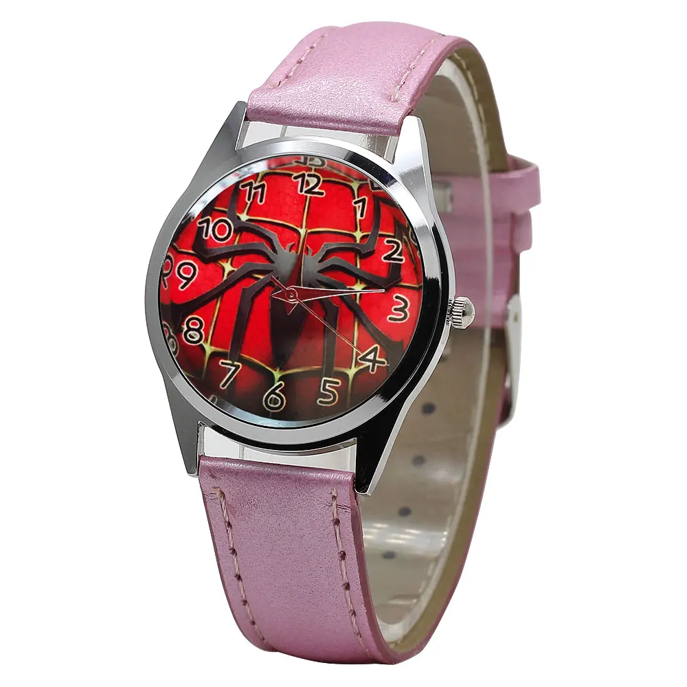 Kinder Uhr Quarz Gelee Kinder Uhr Junge Studenten Armbanduhren Cartoon Spinne Tier kinder Uhr Geschenk Relogio Kol Saati