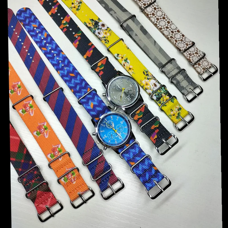 

Fancy nylon watch band Bracelet bracelet men's and women's watch accessories 18.20.22MM