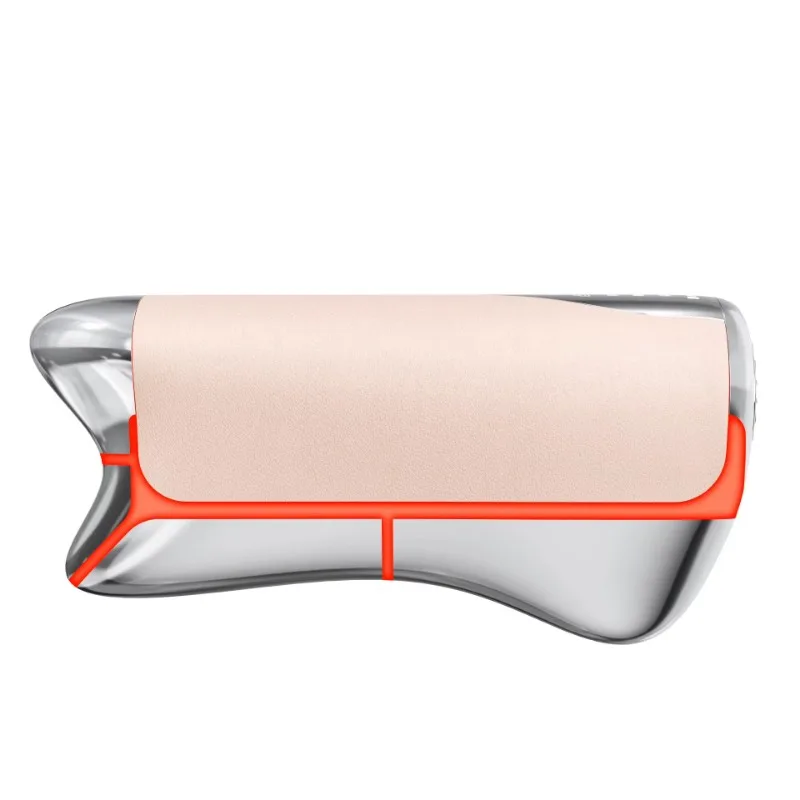 Electroplated Micro‑current Gua Sha Tool Facial Body Skin Care Massager for Neck & Face Skincare Use