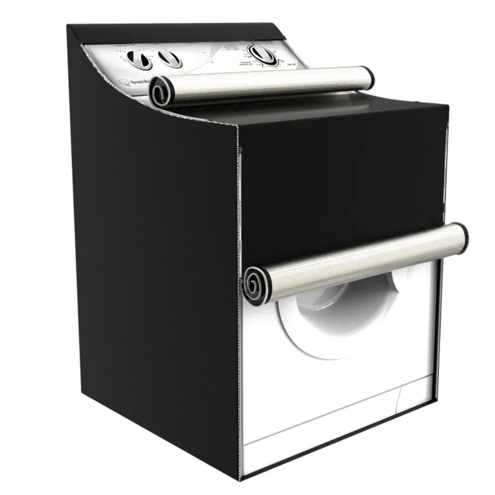 Waterproof Washer Dryer Cover Dustproof UV Resistant Washing Machine Cover Universal Fit Easy Install Dryer Protective Cover
