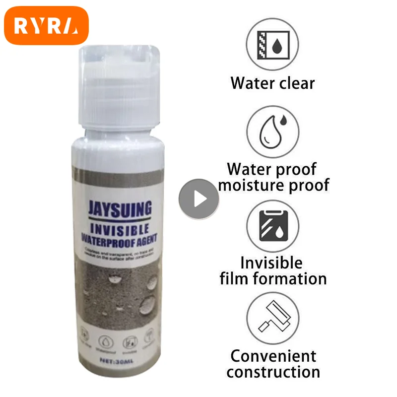 Niewidoczny środek wodoodporny klej do Jaysuning silny wyciek wiążący 30ml uszczelniacz do naprawy cieczy natryskowej narzędzia zapobiegające wyciekom