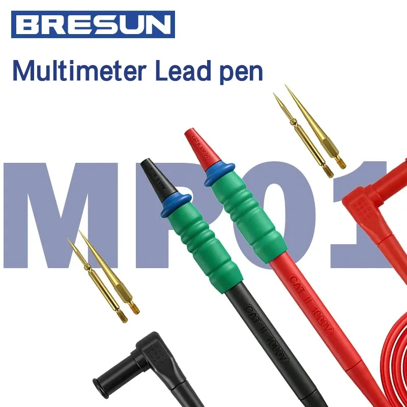 Bresun Superleitfähiger Multimeter-Messleitungsstift mit Nadelspitze für digitale Multimeter-Strom- und Spannungsmessungen Repai – Detail 1
