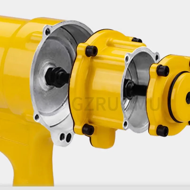 Handheld Powerful Pneumatic Air Blind Rivet Gun Two-Jaw Automatic Nail Suction Double Cylinder Riveting Tools Pull Force 1848KGS