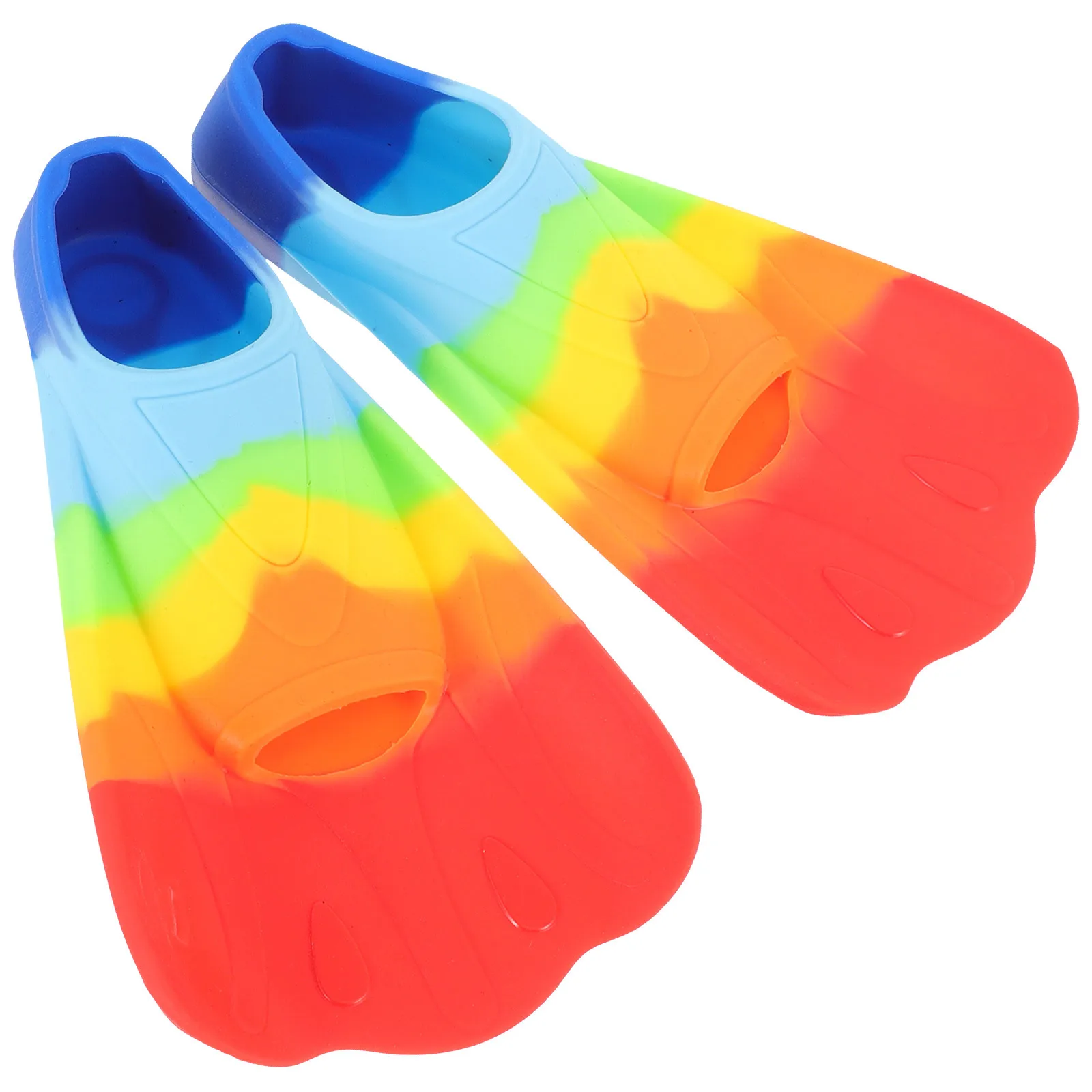 

1pcs 1 Pair Silicone For Swimming Training Snorkeling Diving Gear Flippers Open Toe Comfortable Soft For