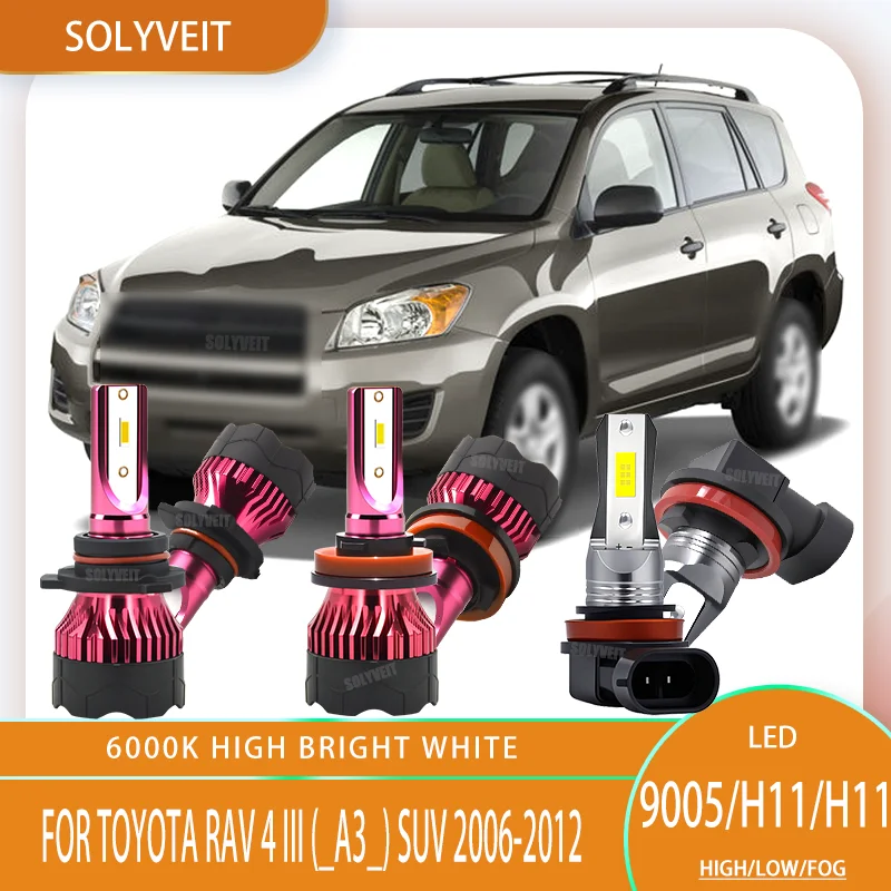 

Car Lamp 12V Auto Accessories LED HB3 HI H11 LOW H9/H8 Fog For Toyota RAV 4 III (_A3_) SUV 2006 2007 2008 2009 2010 2011 2012
