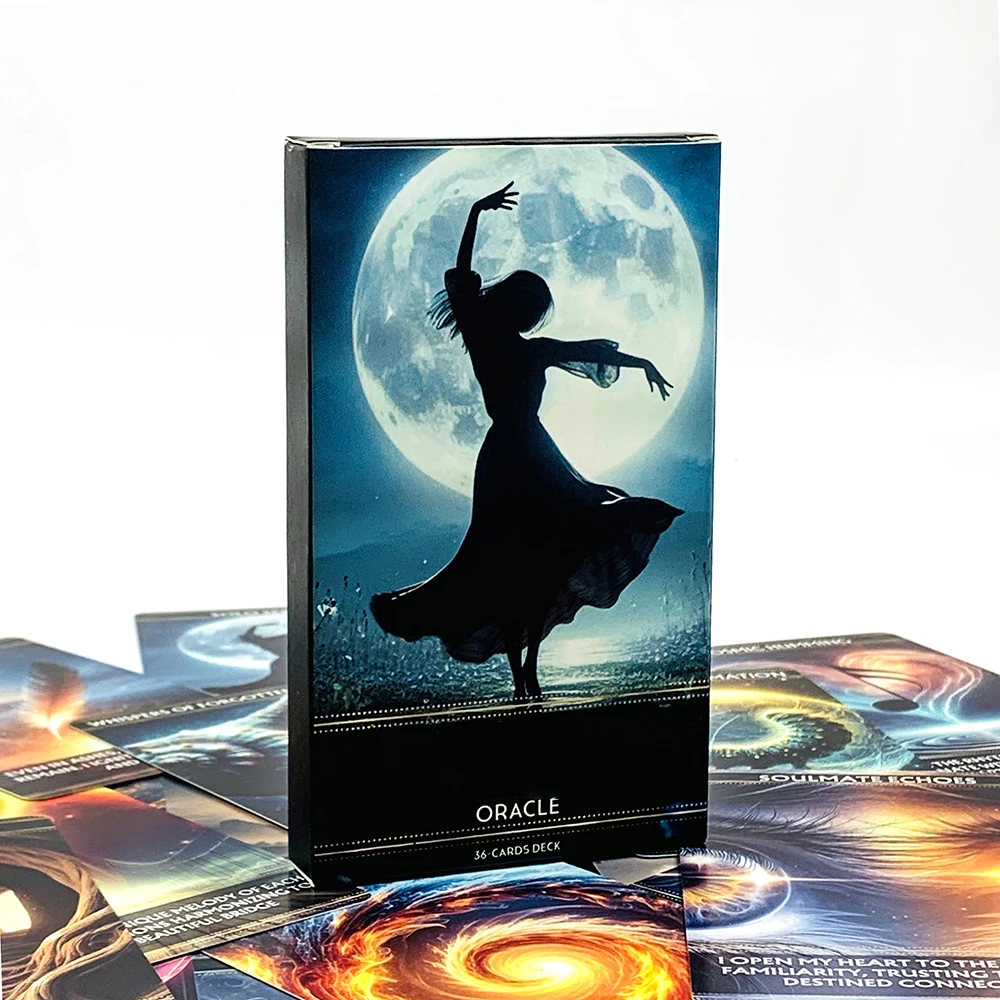 

Изысканная колода Oracle, 36-карточная колода, карточная игра для семейного сбора, мистическое произведение искусства, идеально подходит для духовных советов и коллекционеров