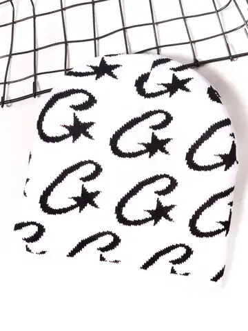 Fashionable, trendy, casual, versatile knitted hat for outdoor cycling, sports, and warmth, suitable for both men and women