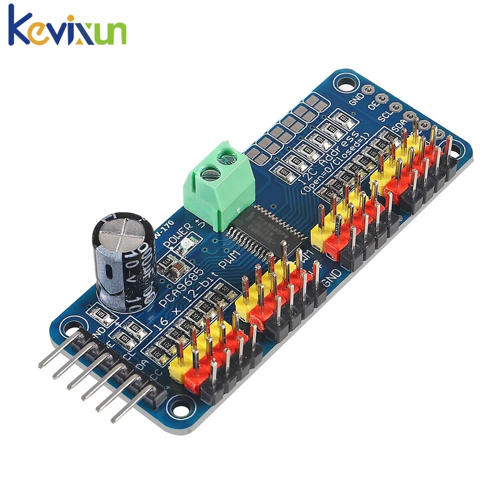 1-5pcs PCA9685 16 Channel 12-bit PWM Servo motor Driver I2C Module Robot