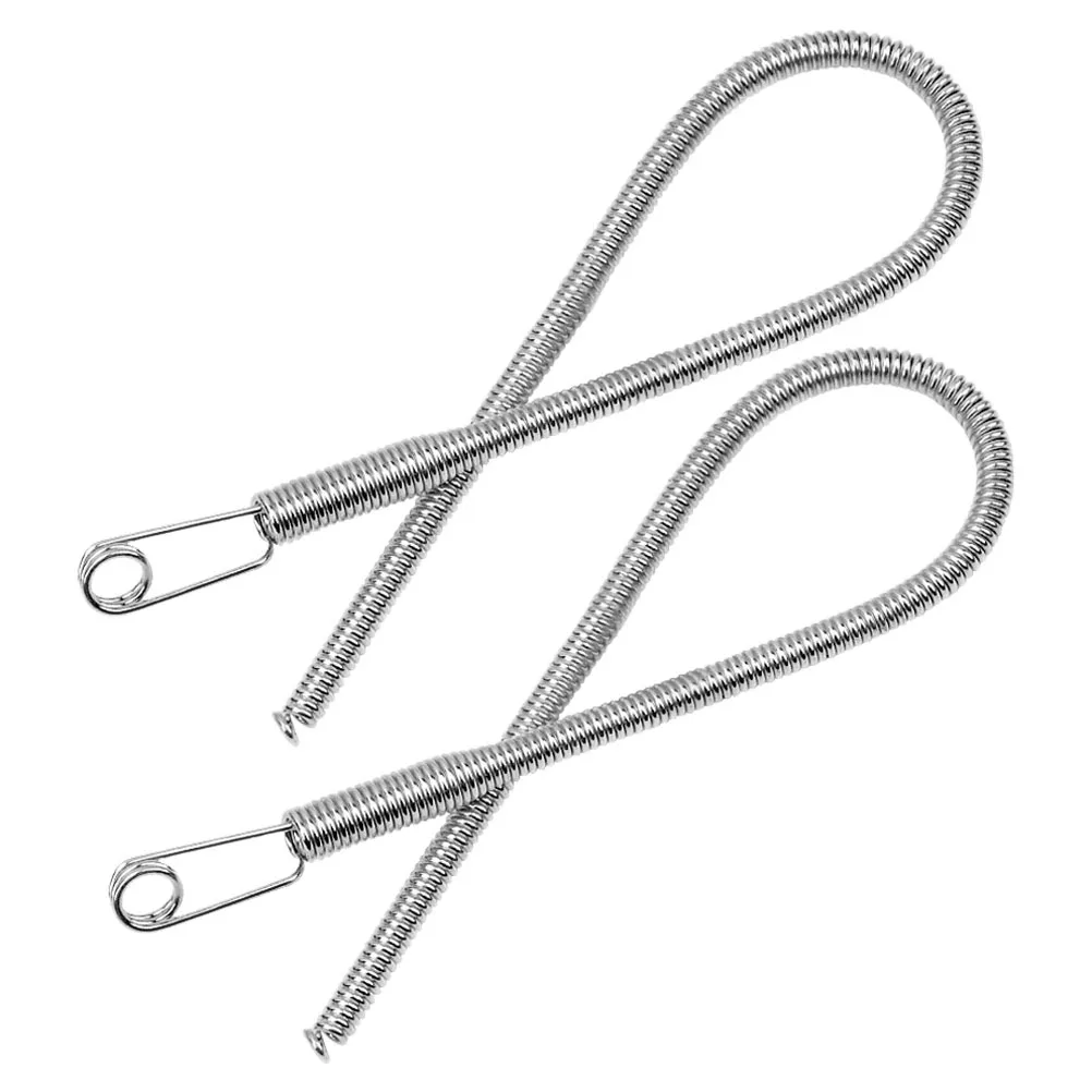 

2 pcs Spring Cord Rope Threader Foldable Stainless Steel Drawstring Tool For Hoodies Pants Bags Diy Sewing Accessories Home