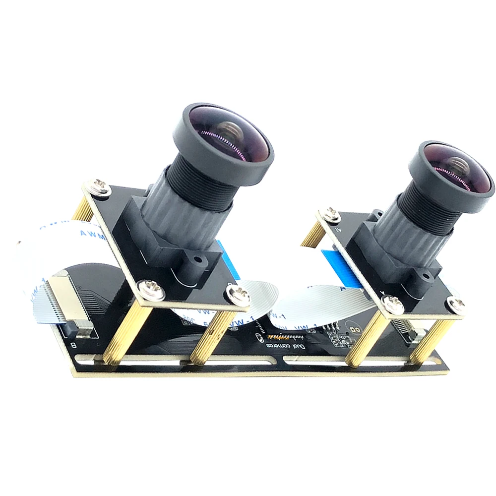 3d vr binocular síncrono de alta velocidade mesmo quadro 5mp 1.8mm 180 graus grande angular webcam cctv hd 1080p mp módulo de câmera usb