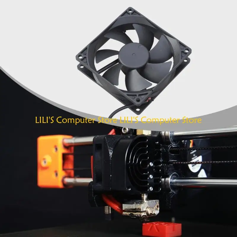 A52B Router Kühlung Lüfter PC -Box Ruhig 5 V USB -Strom 92mmx92mmx25mm Schrankkühlung