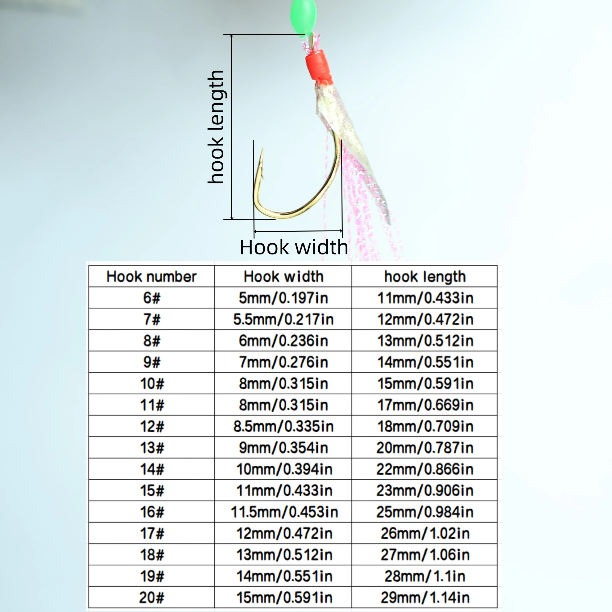Kit de linha de pesca luminosa com anzol minnow para pesca_voghion.com