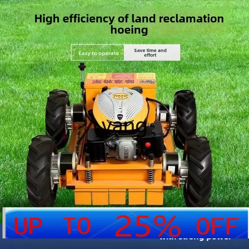 

LH remote control lawn mower multi-function all-terrain lawn crusher self-propelled four-wheel drive high horsepower