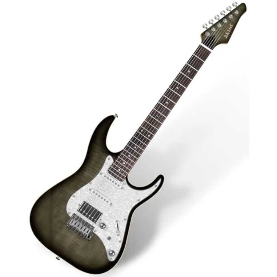 

Электрогитара Solid Body с верхней декой из огненного клёна, звукоснимателями HSS Alnico V с функцией Coil-Split, грифом из обжаренного клёна, фиксирующими тюнерами, серия Veltrix