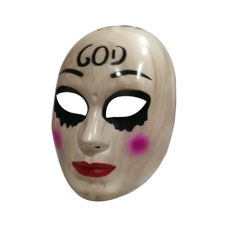 Graffiti töten mich Maske Smiley-Maske menschliche Entfernung Plan Maske alte Männer und Frauen küssen mich Maske Halloween-Maske Voll gesicht Cosplay-Maske – Detail 6