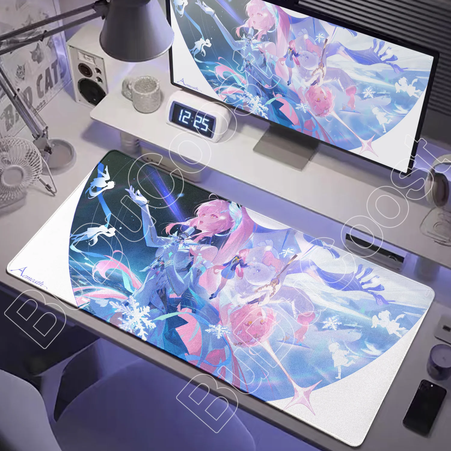 

Anime Girl Wuthering Waves Gamer Mouse Pad Aemeath Desk Mat Office PC Accessories Keyboard Gaming Mats with Mousepad