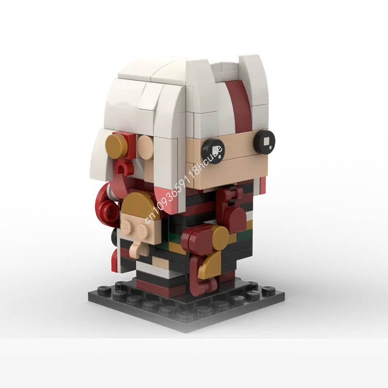 Набор из 183 деталей MOC: Модель Brickheadz Накири Аяме, конструктор, развивающая игрушка, модульный конструктор, идеальный подарок на день рождения или Рождество