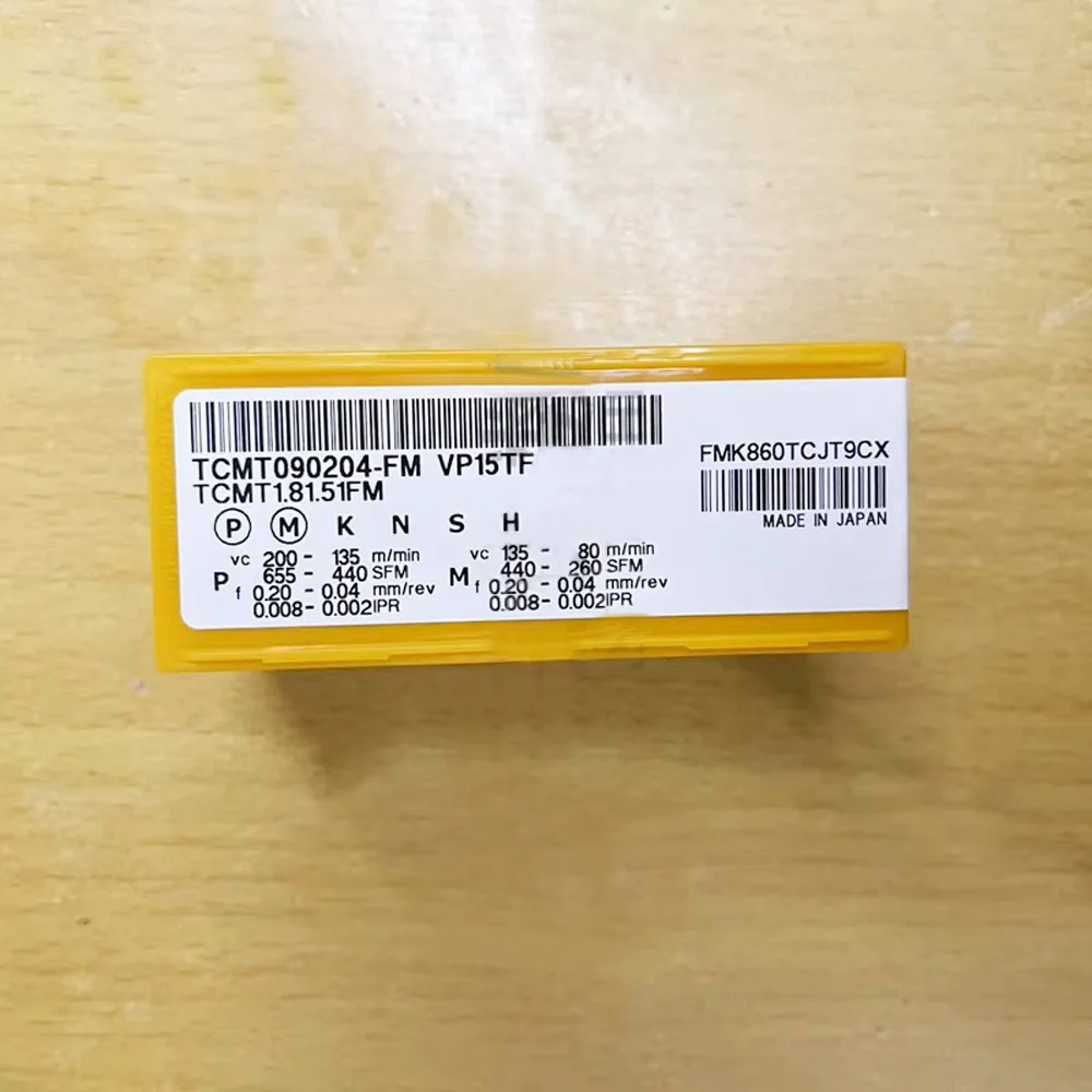 Original Turning Inserts Tips Small Metal Lathe Tools Boring Head TCMT090208-MM TCMT090204-FM TCMT090202-FM VP15TF UE6020 NX2525