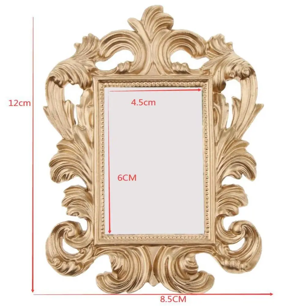 Square Black White Classic Style Resin Photo Frame