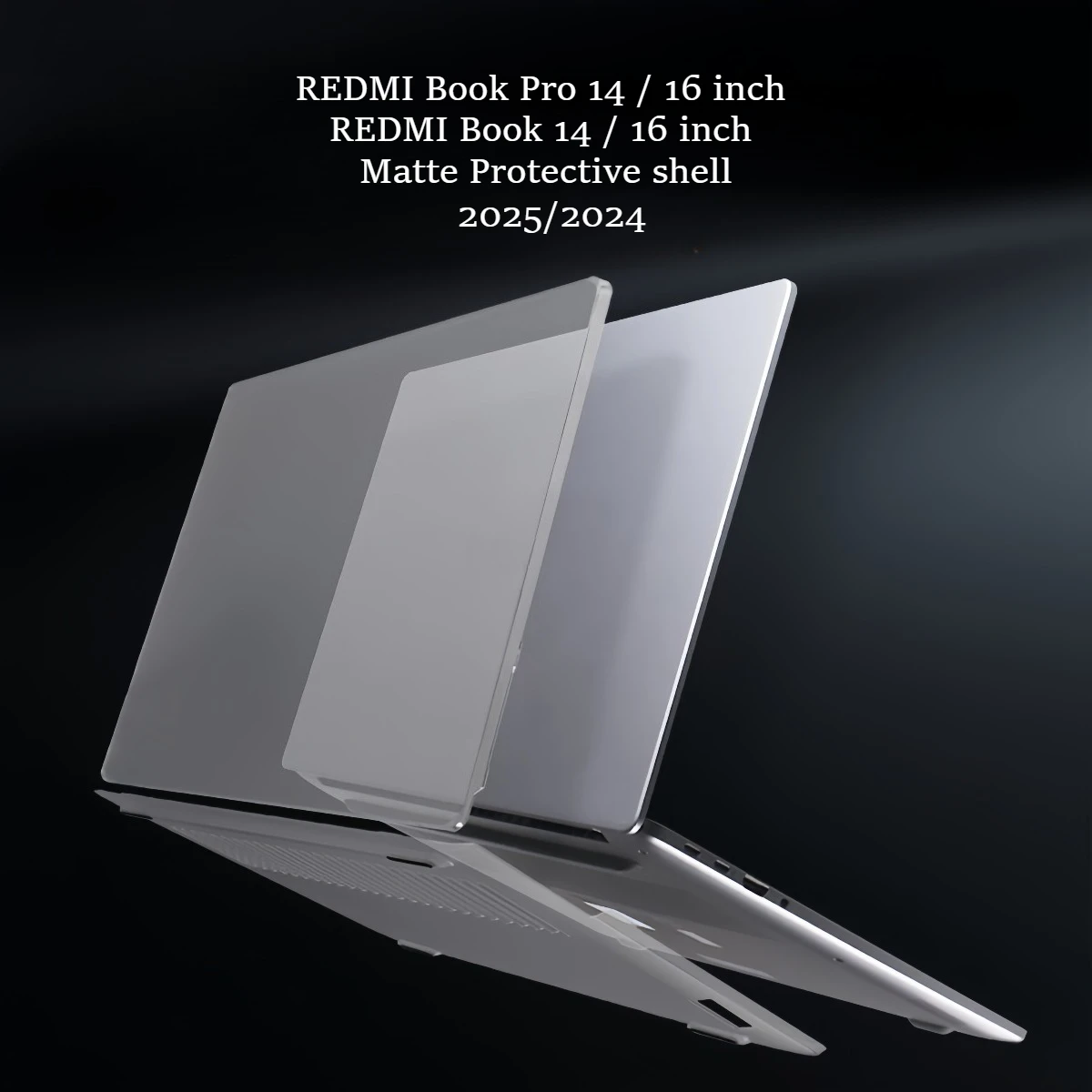 Matte Hard Shell Case for Xiaomi Redmi Book Pro 14/16 2024/2025 Anti-Scratch Protective Laptop Cover for Redmi Book 14 & 16 Inch