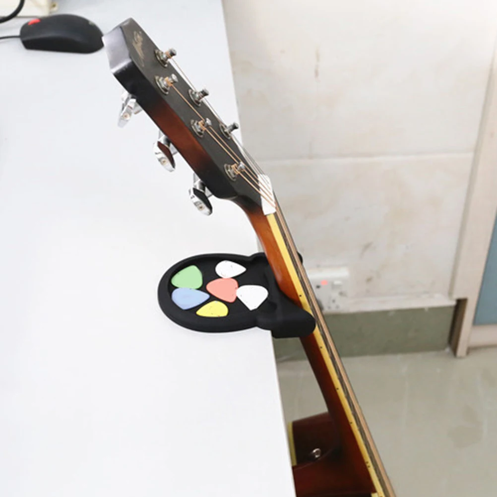 

Guitar Holder Desktop Rack Practical Gel Ukulele St Non Slip Mat Lightweight Music Instrument Accessory Guitar
