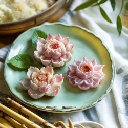 3D Lotus Candle Silicone Mold Lotus Seed Flower Candle Mold Peony Flower Rose Candle Silicone Mould Resin Mold Cake Molds