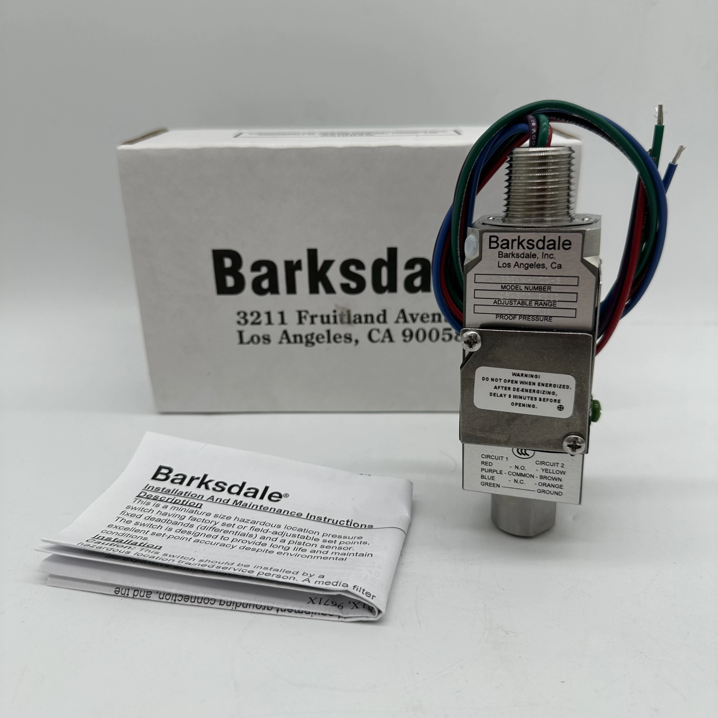 BARKSDALE pressure switch 0406U149 9681X-1CC-3-P4 0117-028 0117-025 0332-1001