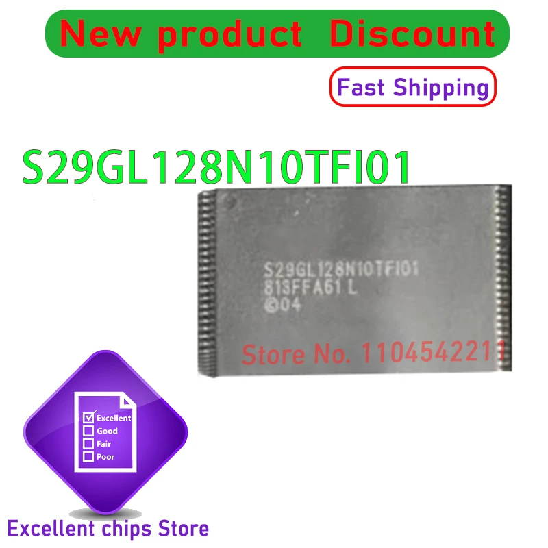 S29GL128N10TFI01 S29GL128 tsop56 10PCS/LOT