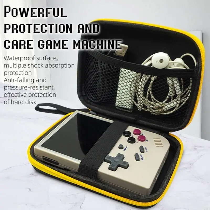 77ub Game Console Storage Bag Hand Hand Hand Portable Hard Case Untuk Miyoo Mini