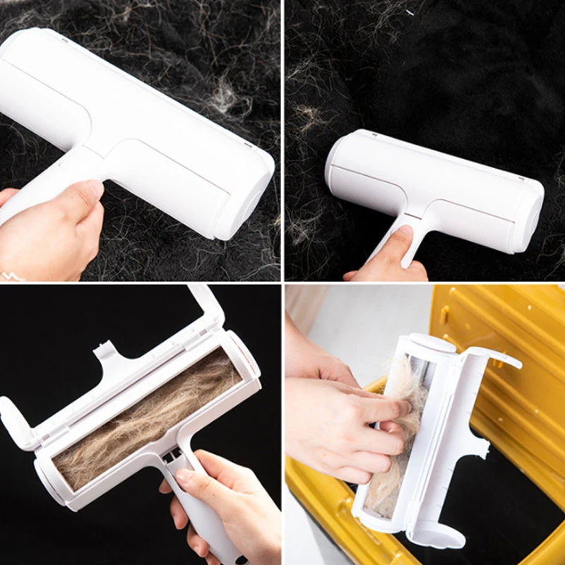 Pet Hair Removal Brush Convenient Cat Dog Puppy Shedding Lint Roller Home Furniture Sofa Clothes Cleaning Tool Pets Accessories