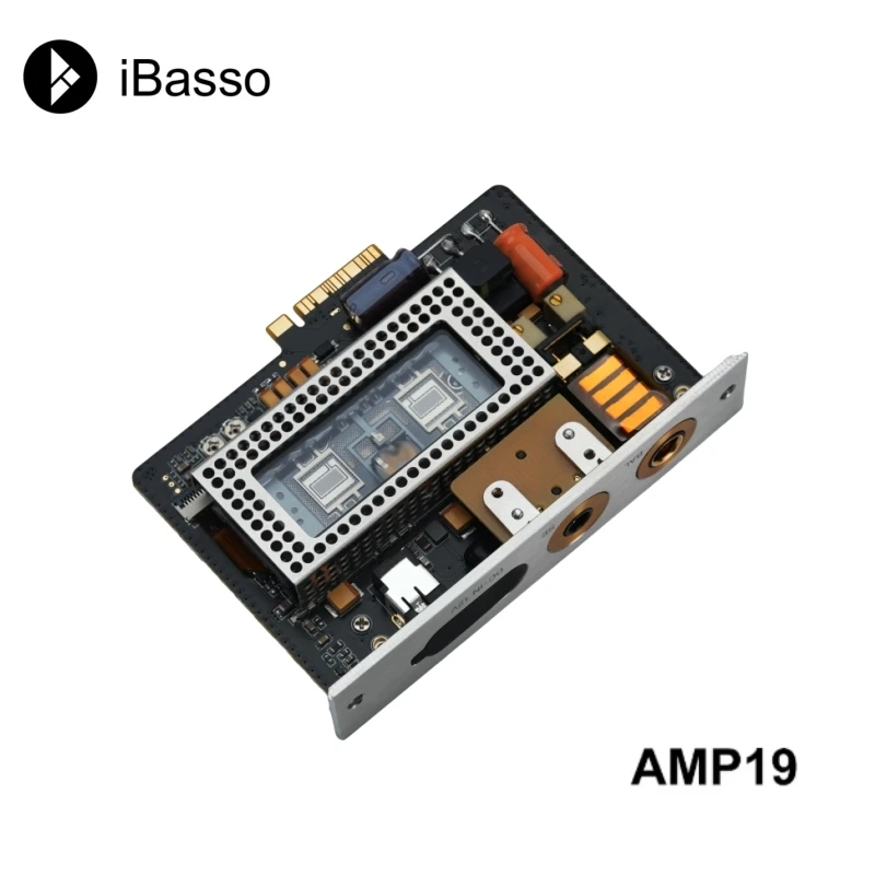 IBasso AMP19 vacuümversterker met elektronische buizen, geschikt voor de IBasso DX340, DX320 en DX300 MP3-muziekspelers, en als hoofdtelefoonversterkermodule.