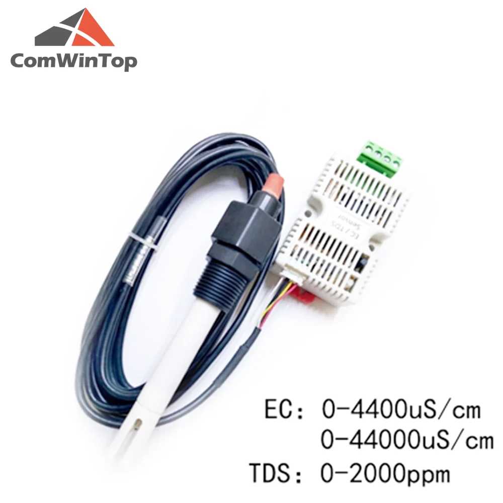 Water EC transmitter EC sensor TDS conductivity sensor module 4-20ma 0-5V 0-10V RS485 output analog output voltage