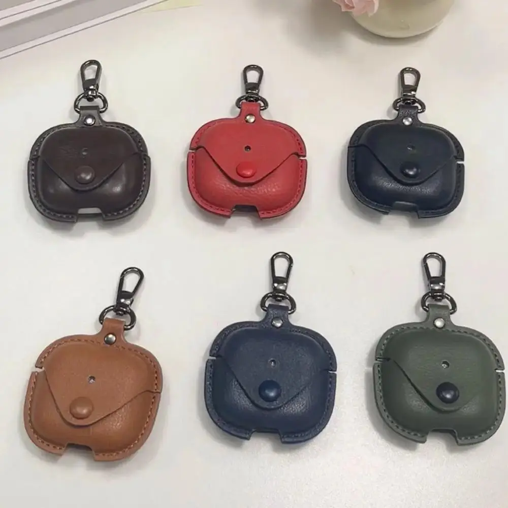 PU couro estojo protetor retro com fivela, fone de ouvido shell, fone de ouvido sem fio capa para airpods 4, novo