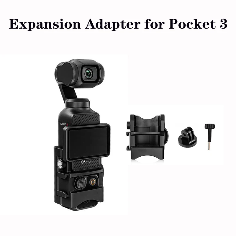 

For Pocket 3 Adapter Expansion Mount Bracket Multifunctional Frame Holder For DJI Pocket 3 Accessoires Sport Camera Accessories