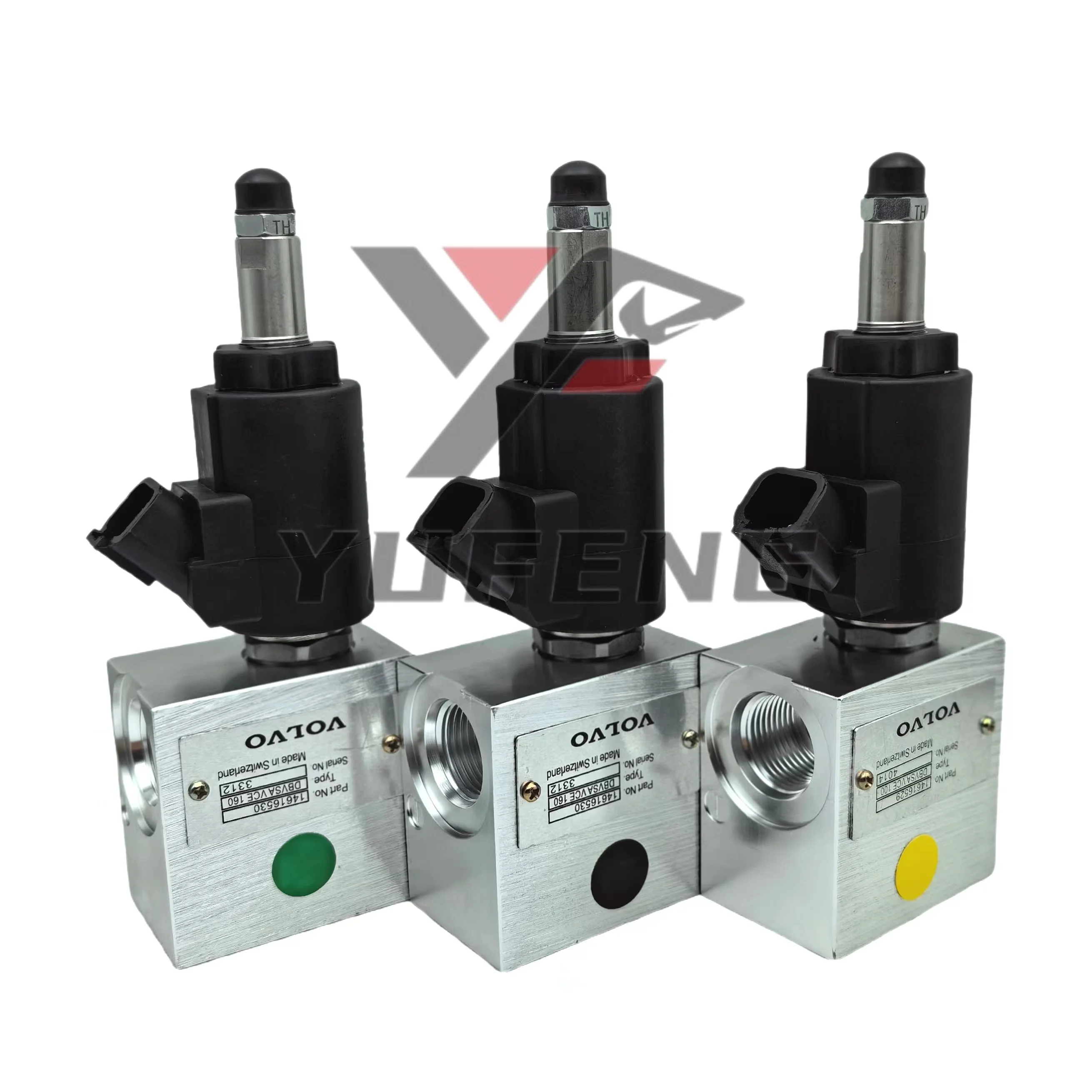 High Quality Safety Valve Solenoid Valve VOE14616531 14616530 14616529 for volvo EC210B EC380D Solenoid Valve for Excavator