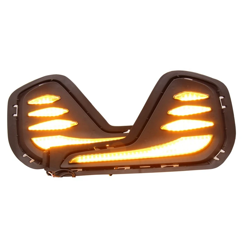 For Chevrolet Cavalier 2020-2022 Daytime Running Lights Turn Signal Fog Lamp White Yellow Blue Car Accessories