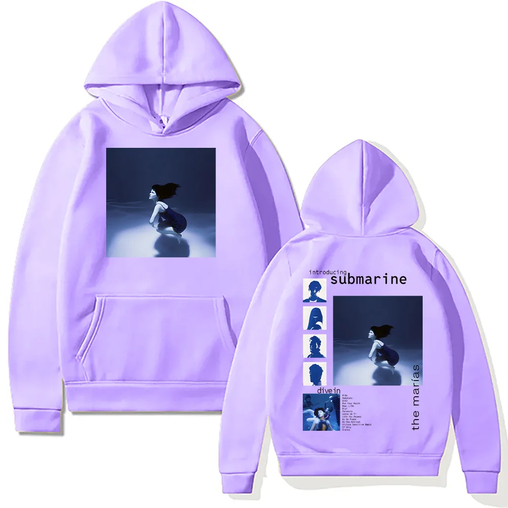 بلوفرات فرقة Marias The Marias Submarine ألبوم شعبي هوديس موضة المرأة البلوز للجنسين القطن ملابس كاجوال هودي