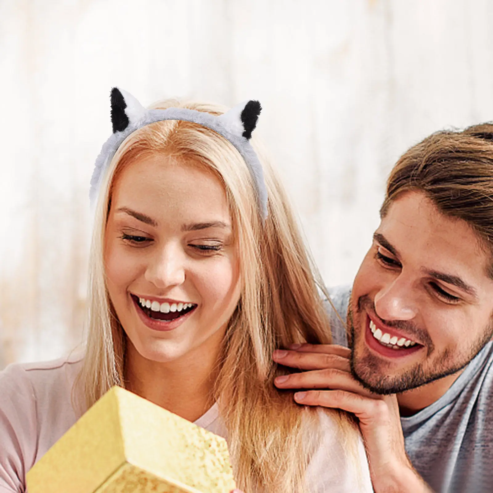 

1Set Premium Animal Ear Headband and Tail Set Versatile Costume Prop for Women Girls Halloween Festival Prom Party Daily Fashion
