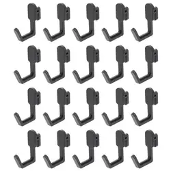 20pcs Peg Board Hook Plastic Rack Rack Shelfss Hook Single Hook Storage Board Kitchen Study Hole Plate Shelving Hooks Litter Box